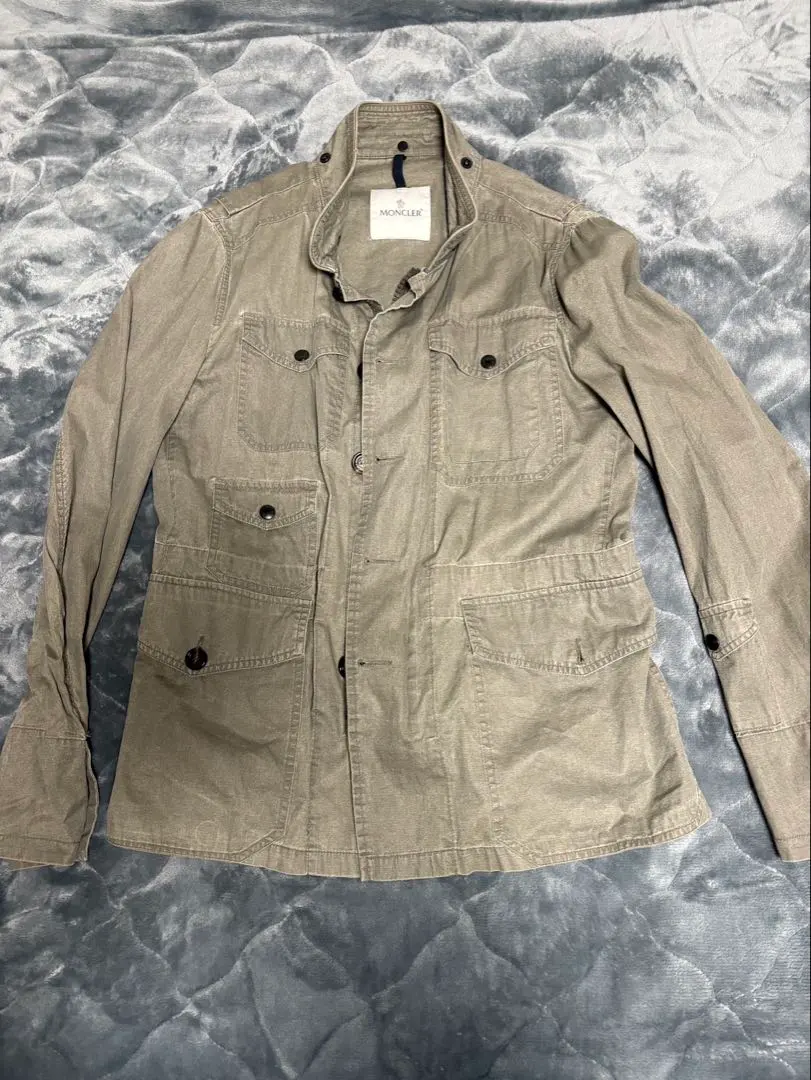MONCLER ミリタリージャケット S ベージュ