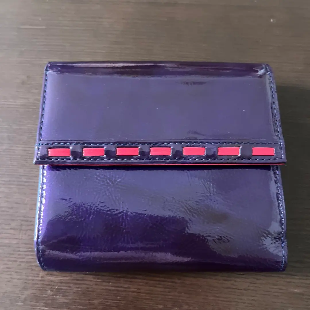 財布　パープル
