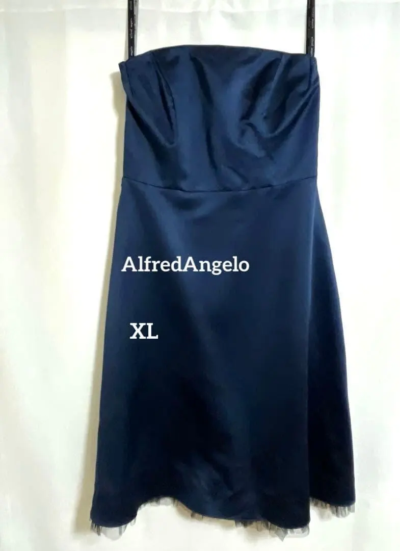 ドレス ビスチェ【XL】ネイビー AlfredAngelo