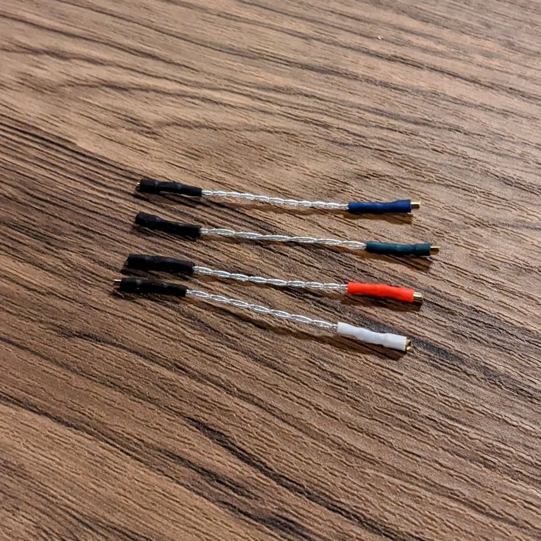 レコード カートリッジ 5N 銀線 リード線 ヘッドシェル