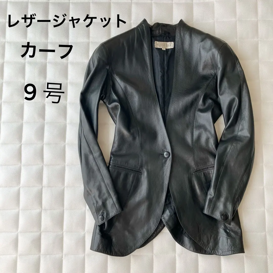 エンゼルレザー 希少 ビンテージ 高級レザー 黒ジャケット 美しいライン