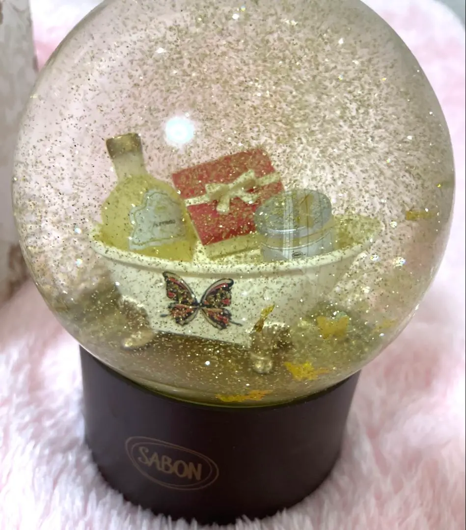 非売品SABON サボン ノベルティ スノードーム スノーグローブ
