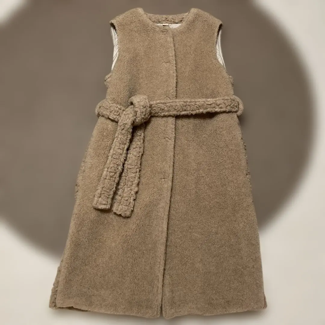 リサコンテ　キャメルジレ　ファー