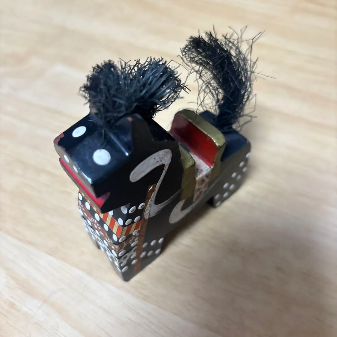 八幡馬　木製 馬の形 郷土玩具