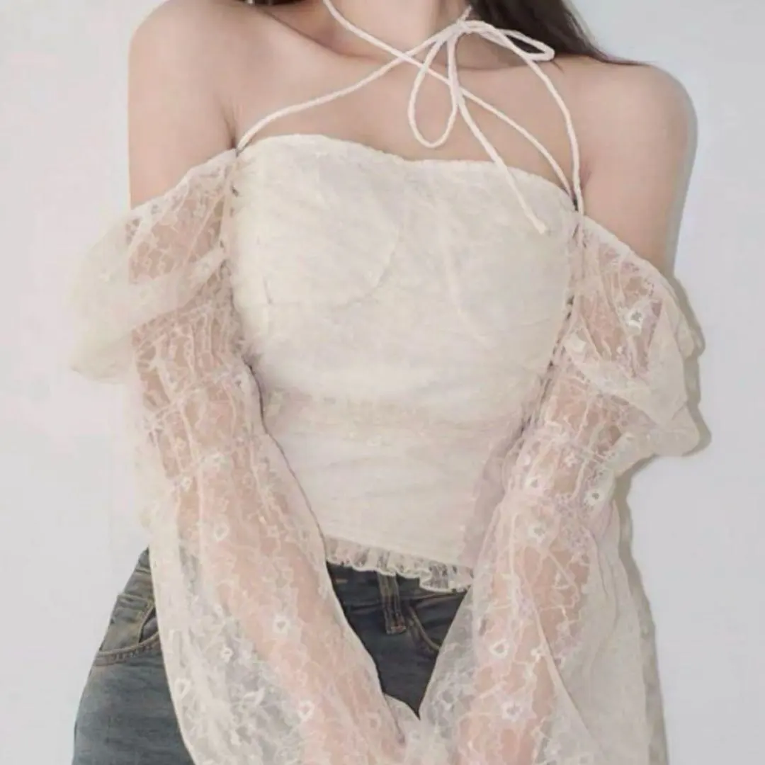 yilon FLEUR LACE BLOUSE