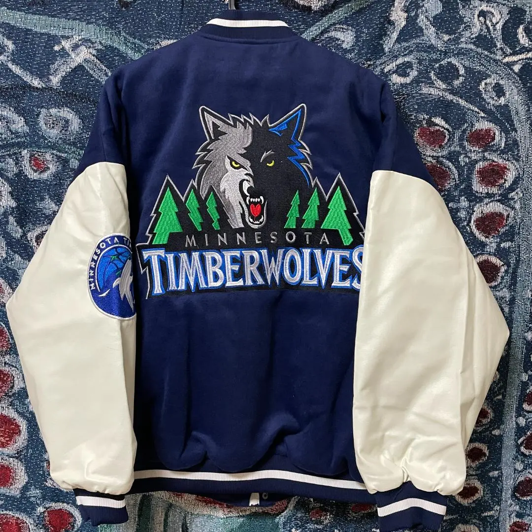 Timberwolves バスケ ジャケット メンズ ジャンパー NBA 新品