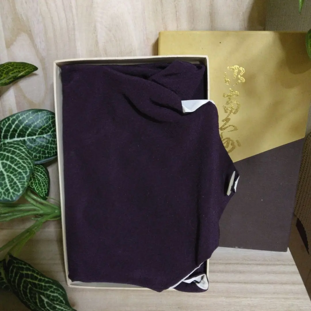袱紗 東レシルック 紫色だいつき/箱いり