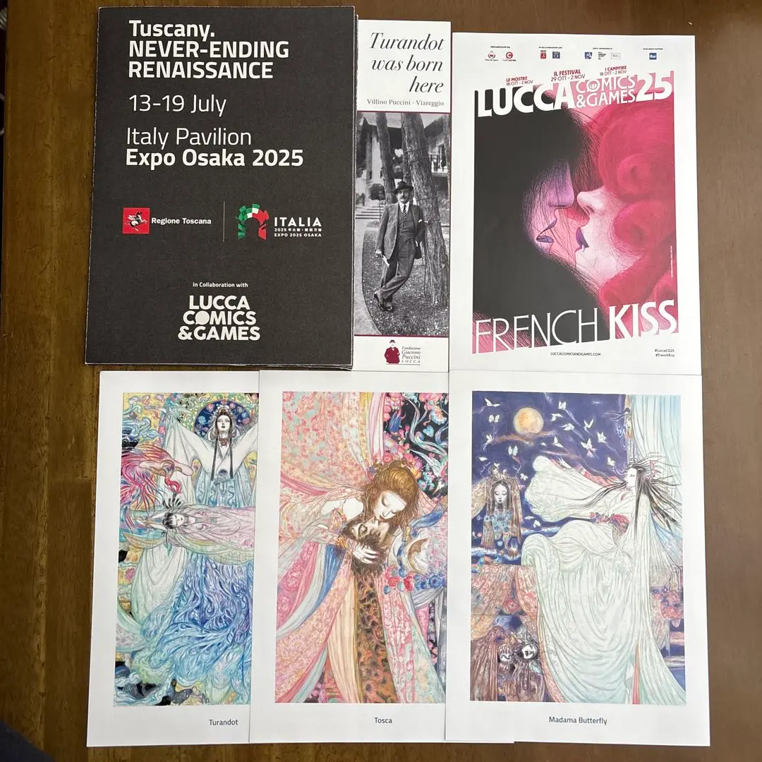 大阪万博　イタリア館　LUCCA COMICS&GAMES イベント　ノベルティ