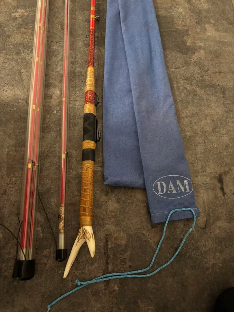DAMオリジナル　筏竿　かかり釣り