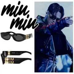 JChereメルカリ購入代行：MIU MIU サングラス 黒 登坂広臣着用モデル